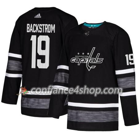Adidas Maillot de Hockey Washington Capitals Nicklas Backstrom 19 2019 All-Star Noir Authentic - Homme